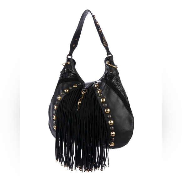 GUCCI Large Babouska Python-Trimmed Hobo - Picture 3 of 5